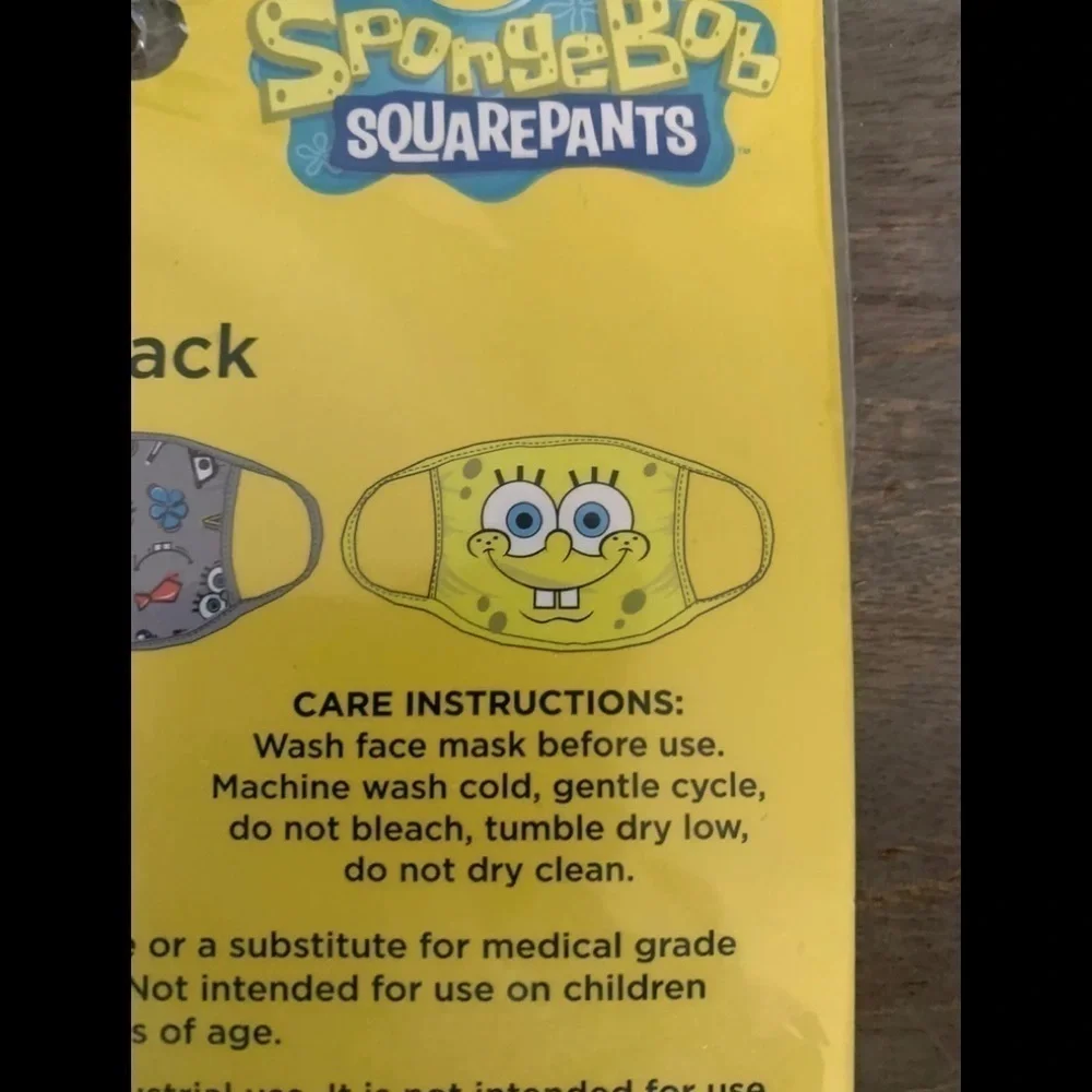 SpongeBob Children Face Mask
